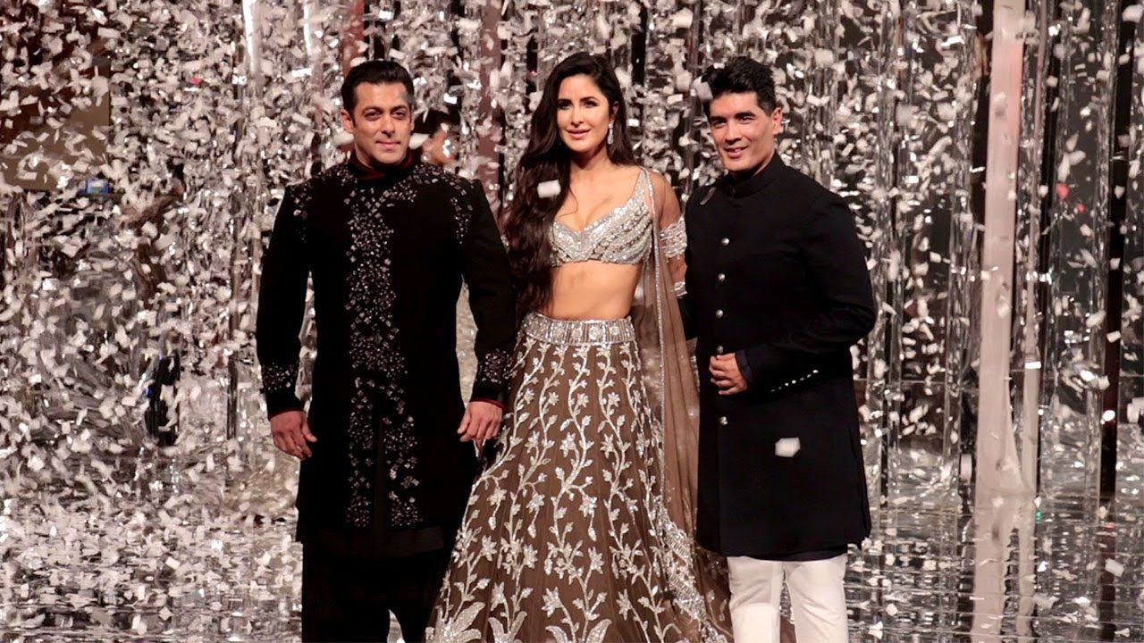Salman Khan's MACHO ENTRY With Girlfriend Katrina Kaif At Manish Malhotra's Fashion Show 2018