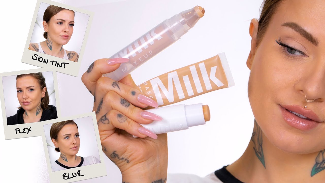 MILK MAKEUP FOUNDATIONS DEMO & WEAR TEST