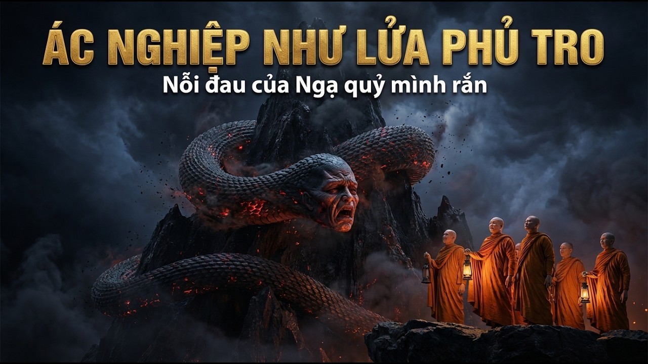 Tích Truyện Pháp Cú 71: Bí Mật Ngạ Quỷ Mình Rắn Và Bài Học Lửa Phủ Tro Tàn | Trạm Tĩnh