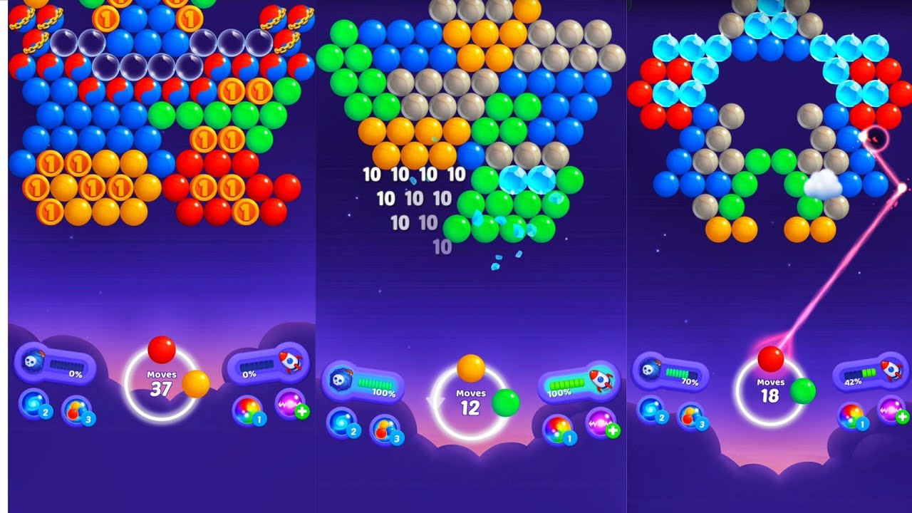 Bubble Magic Moment Ball Game 🎯 Mobile Ball Gameplay Video 
