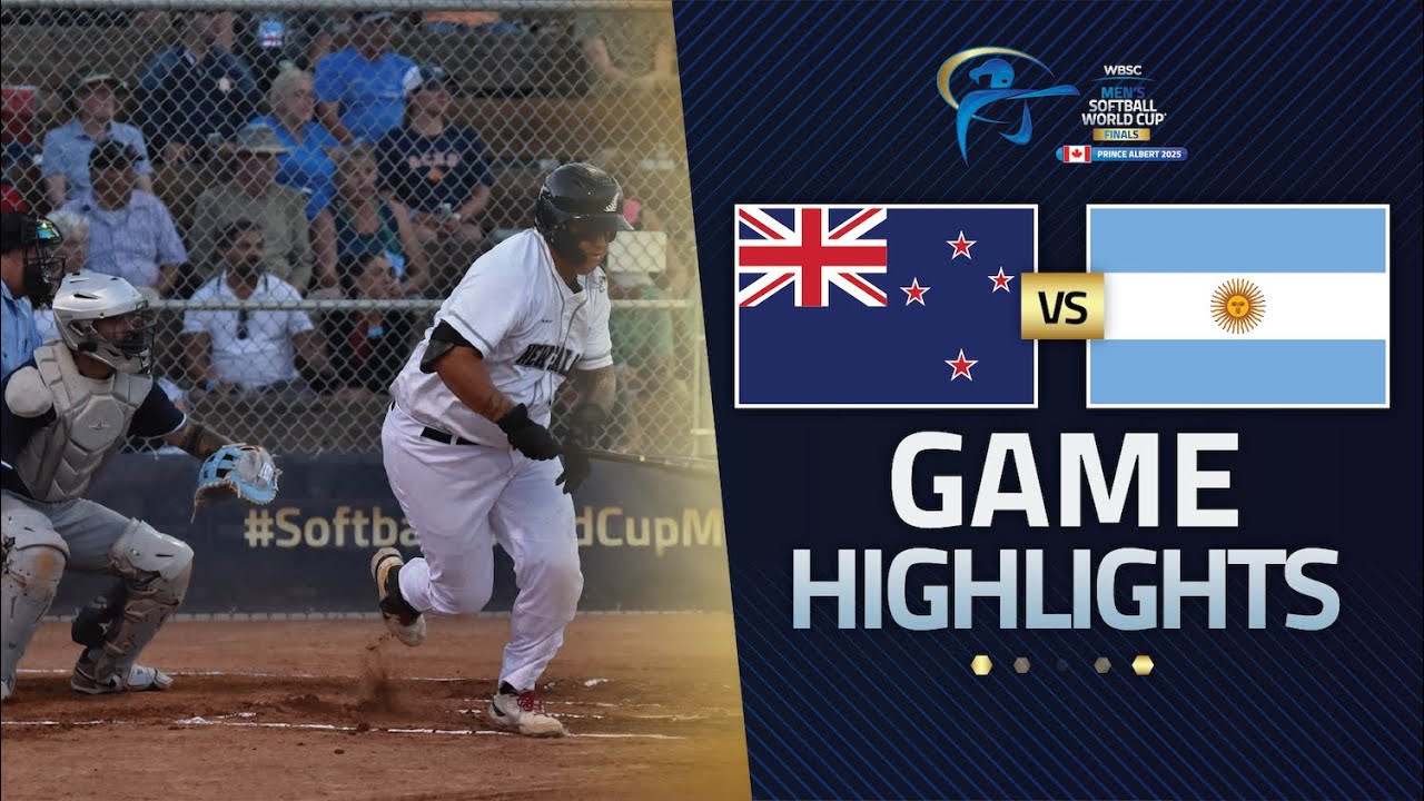 HIGHLIGHTS | 🇳🇿 New Zealand vs 🇦🇷 Argentina | WBSC Men's Softball World Cup Finals 2025