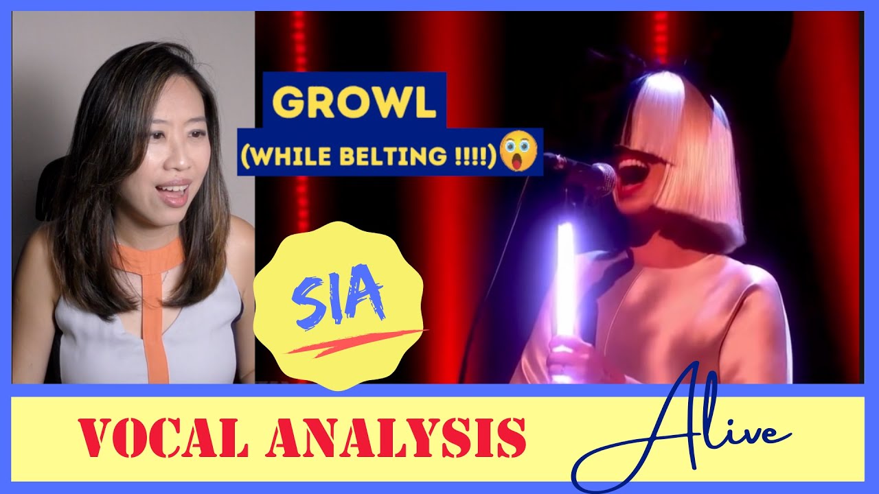 Sia【Alive】 Vocal Analysis /Reaction (Norton Graham Show 