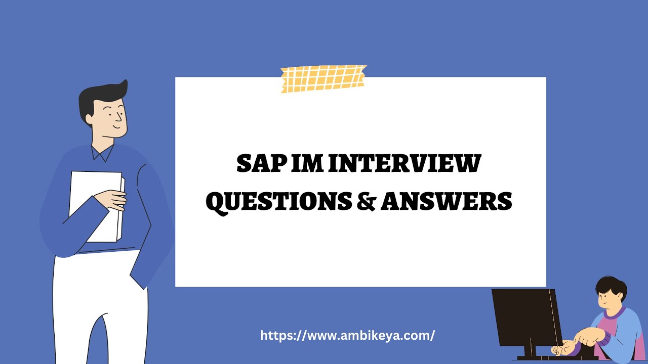 SAP IM (Investment Management) Interview Questions & Answers (2023) Best SAP Training || Ambikeya