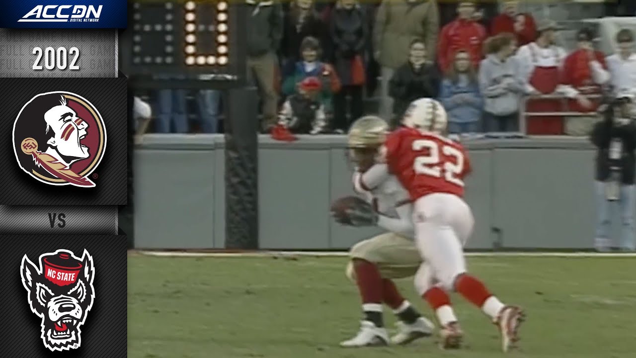 ACC Replay: Florida State vs. NC State Football - November 23, 2002