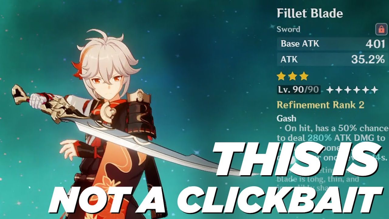 Kazuha C0 & Fillet Blade lvl 90