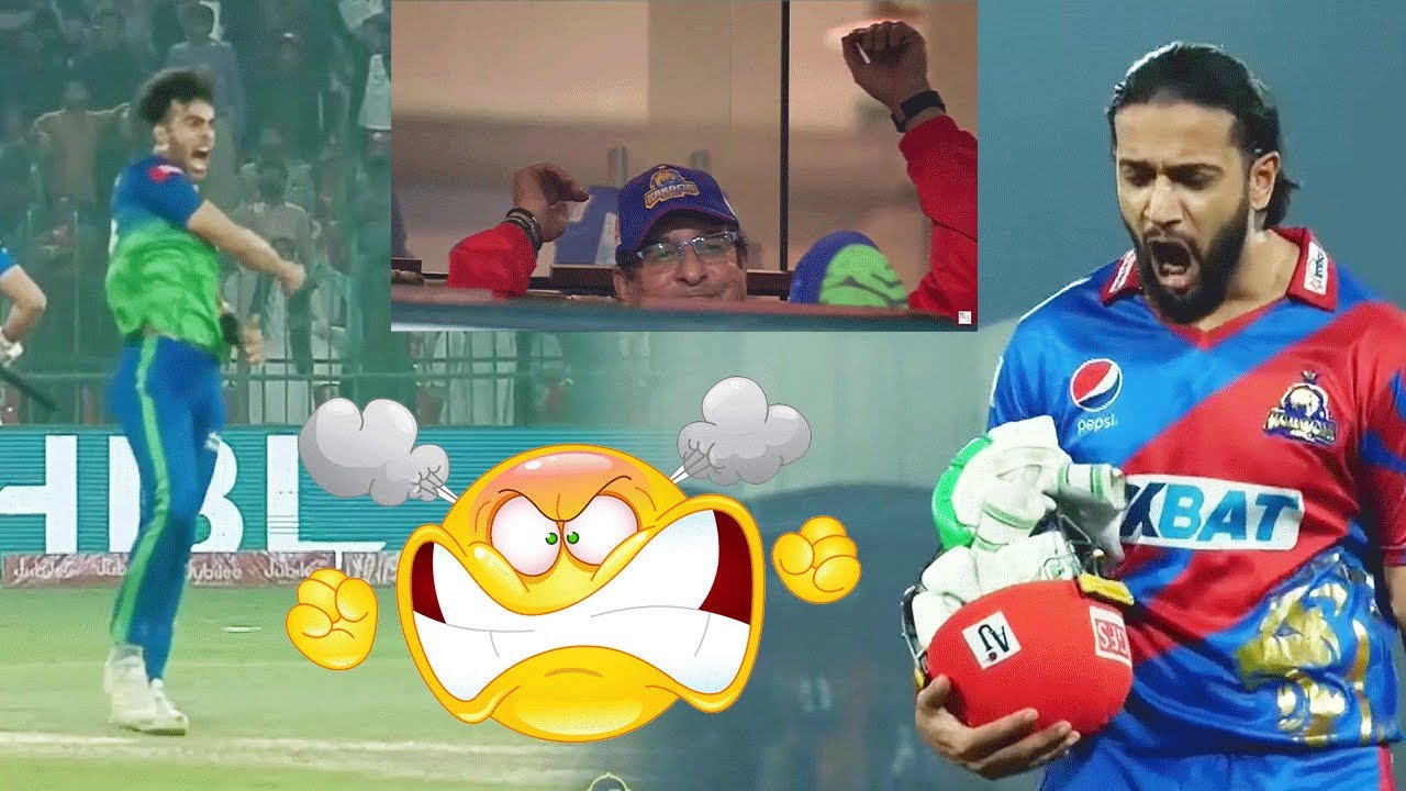 ANGRY Imad Wasim & ANGRY Wasim Akram | Multan vs Karachi | Match 11 | HBL PSL 8 | MI2A