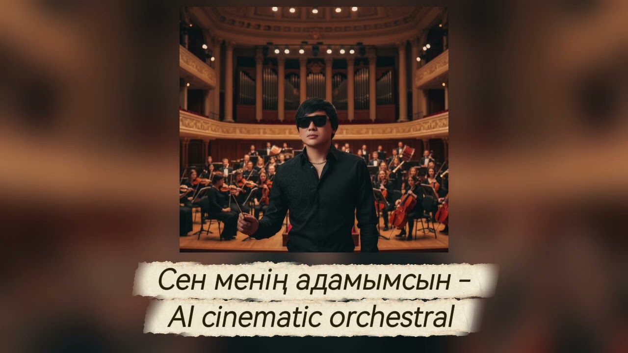 Sen menyn adamymsyn ( Kairat Nurtas ) - AI кинематографический оркестровый» 🎼