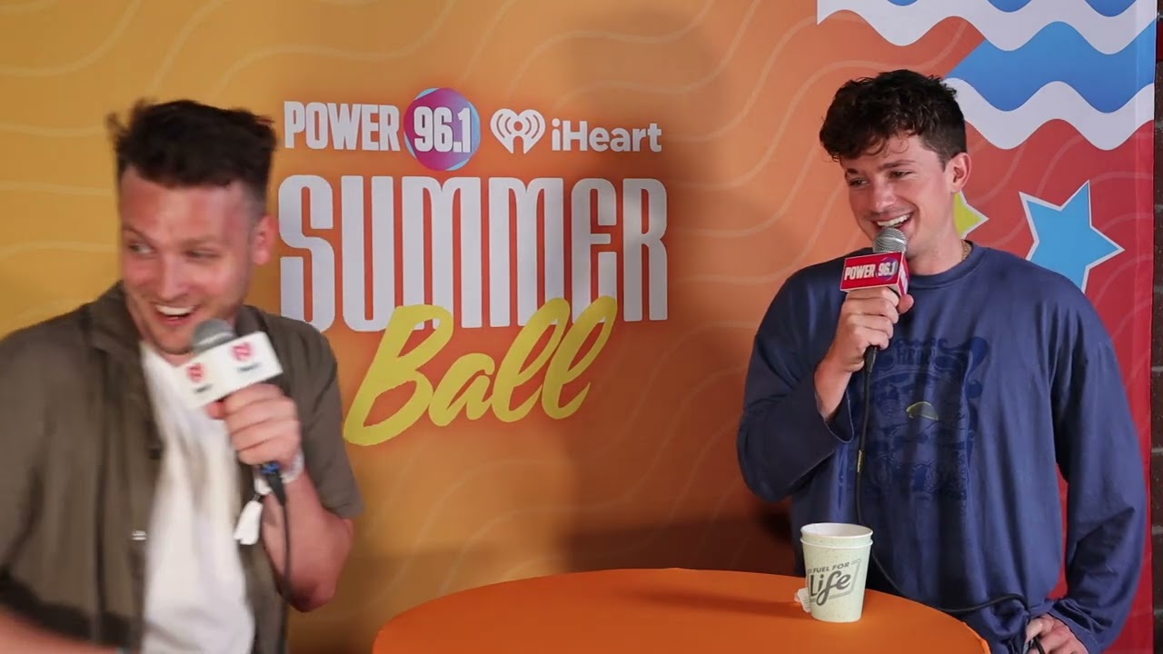 Charlie Puth Talks Left & Right (featuring Jungkook of BTS) at #961SummerBall