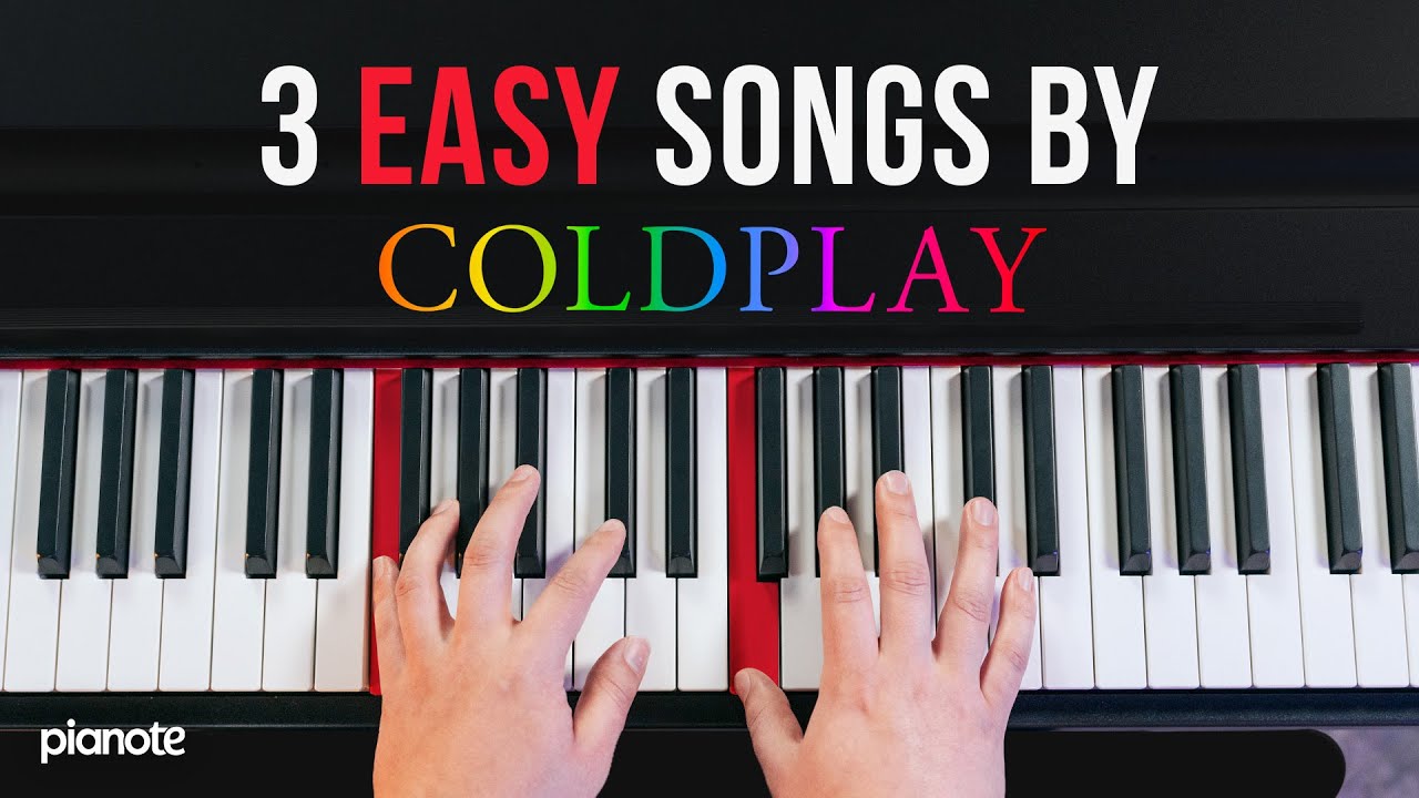 How to Play Coldplay On The Piano (3 Easy Songs - Beginner Lesson)