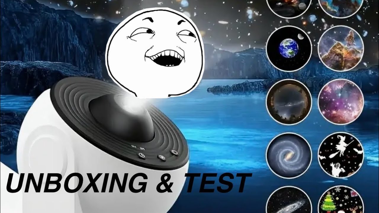 Proyector de Galaxia TEMU - Unboxing & Test 🤔