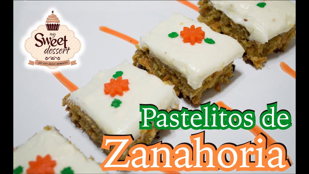 ¡¡PASTELITO DE ZANAHORIA!! - rico postre de zanahoria