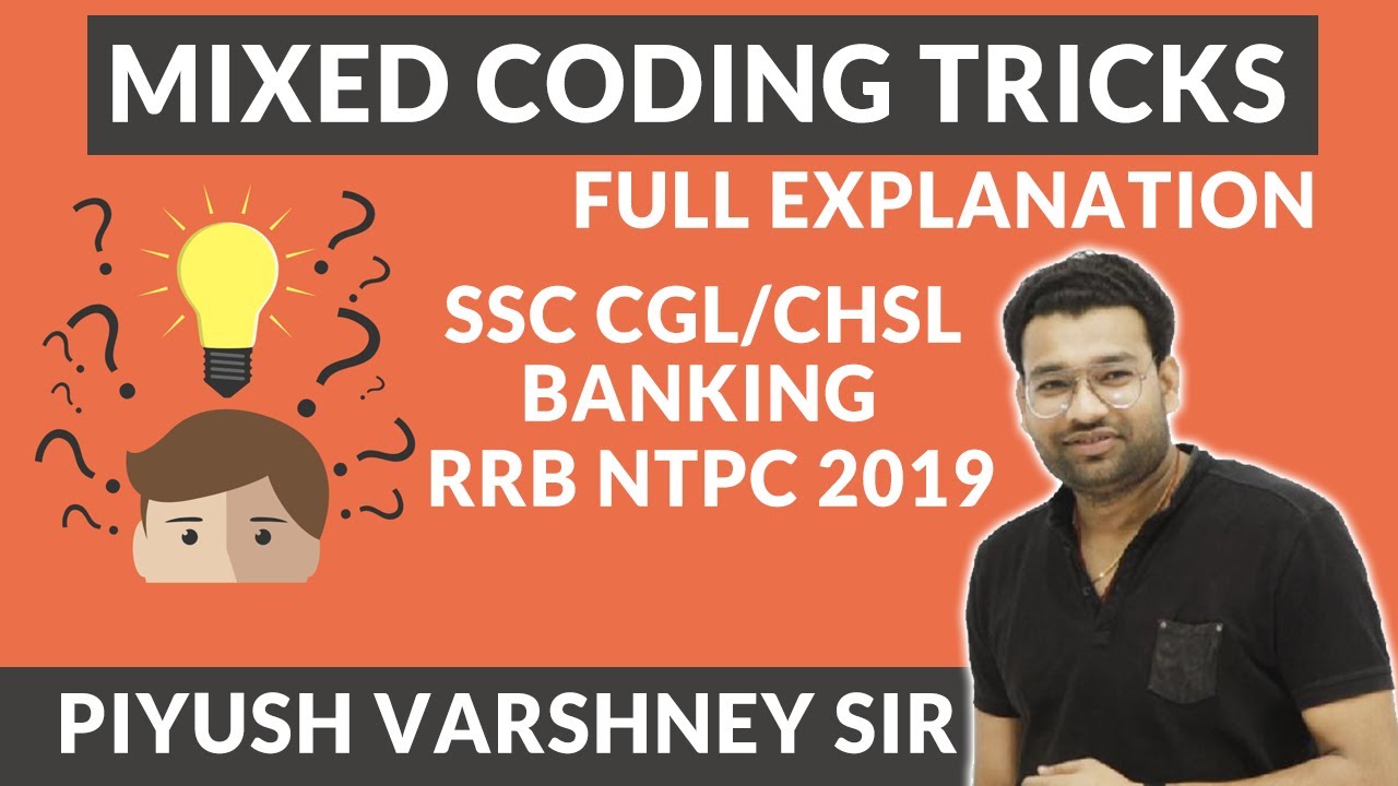 Mixed Coding Reasoning Tricks by Piyush Varshney Sir in Hindi