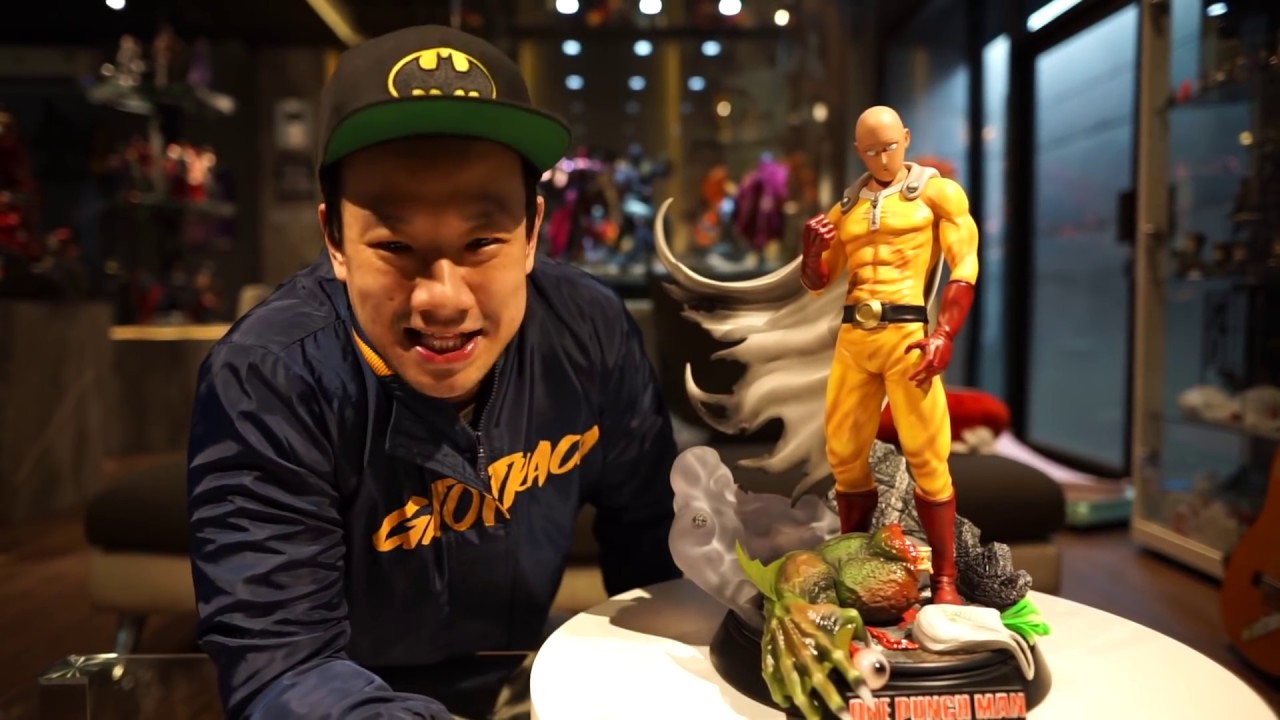 (ENG SUB) STATUE GEDE MEMANG LEBIH HAKIKI! UNBOXING STATUE SAITAMA ONE PUNCH MAN TINGGI HAMPIR 60cm!