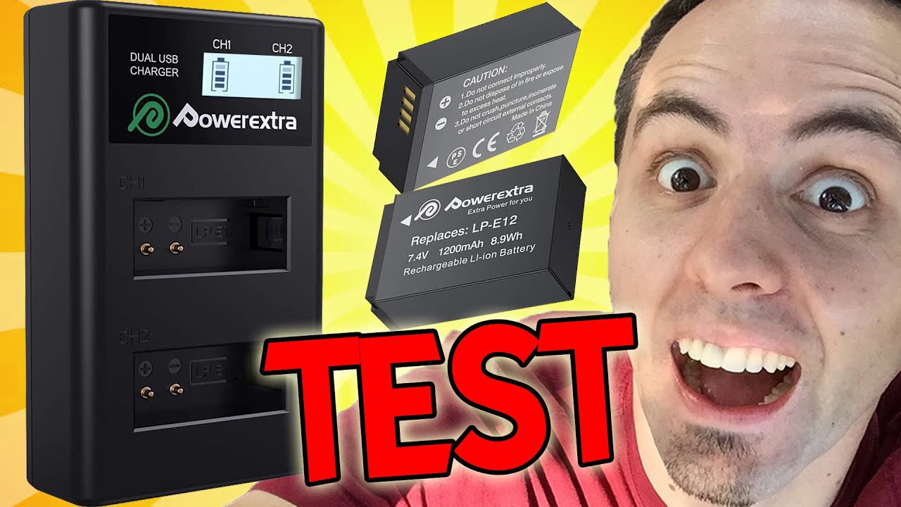 CANON M50 BATTERY REPLACEMENT TEST | PowerExtra Canon M50 Replacement Battery LP-E12