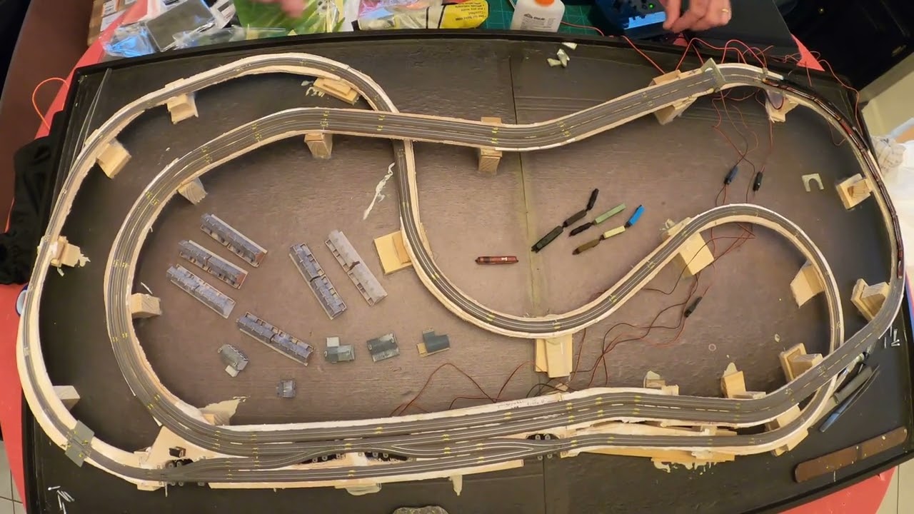 T Gauge Model Train Layout Set in the U.K. - New Layout