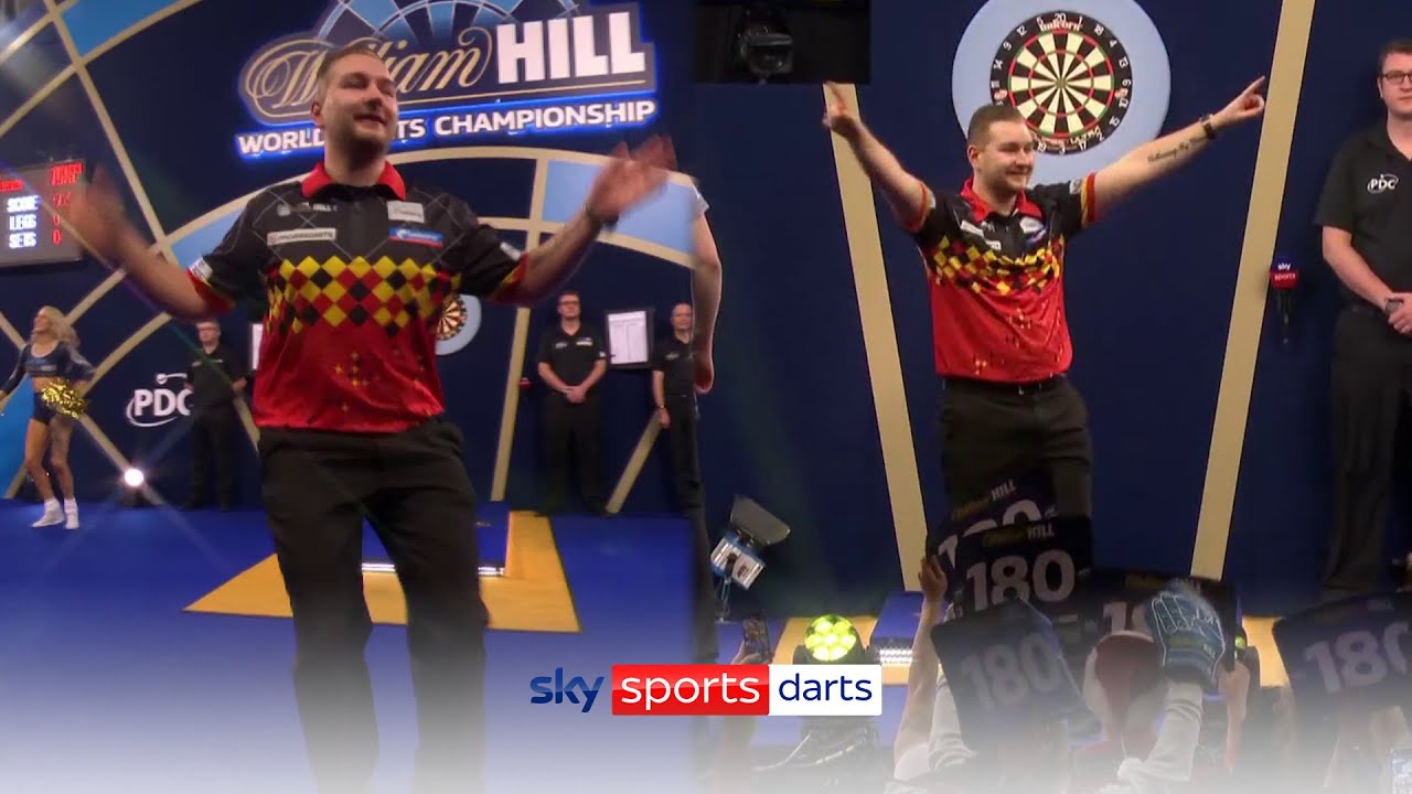 Van den Bergh's brilliant dancing returns to the Ally Pally! 🕺😂