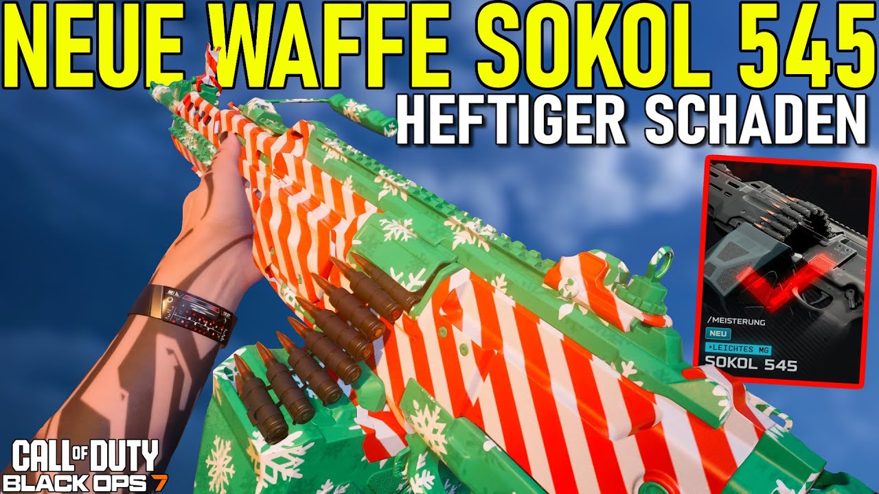 DIE NEUE WAFFE SOKOL 545 ist EIN WUCHTIGES WUNDER in BLACK OPS 7 (Bo7 Beste Sokol 545 Klasse)