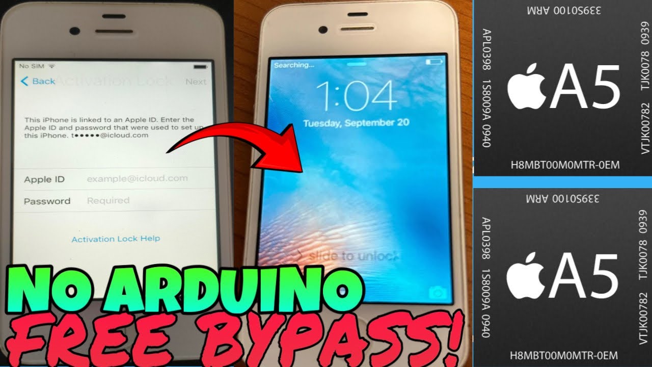 FREE A5 ICLOUD BYPASS! NO ARDUINO!! (iPhone 4S, iPad Mini...)