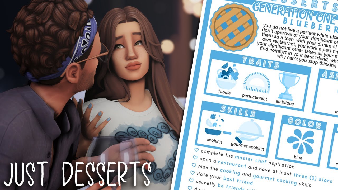 Just Desserts - EP1 - Meet Maddie 🥧...(Sims 4 Legacy Challenge)