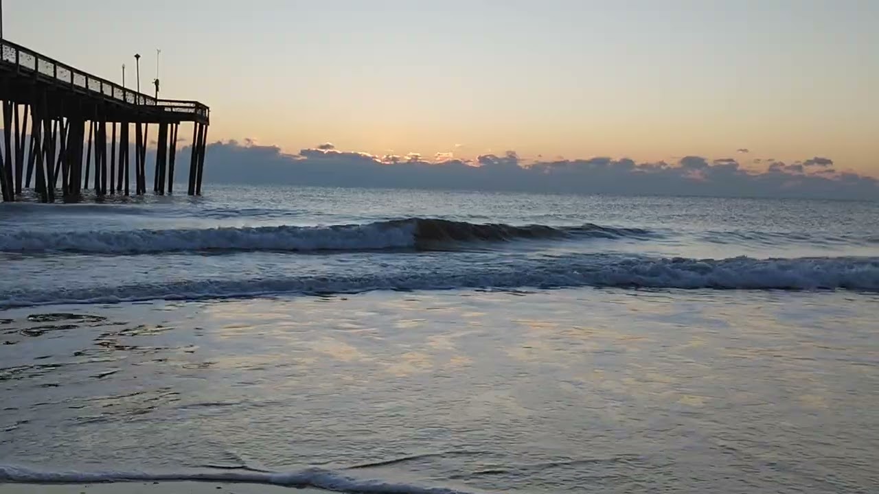 Dawn on the Atlantic Ocean 