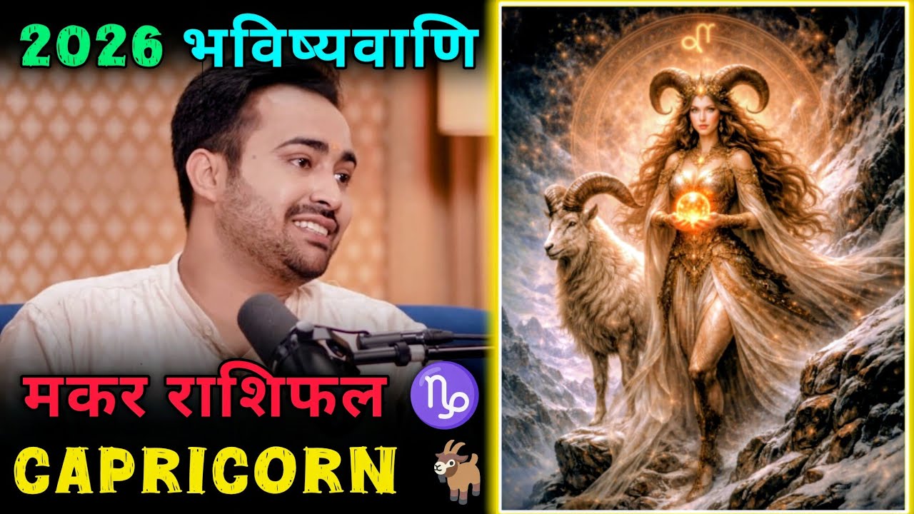 Capricorn ♑🐐: Capricorn Horoscope 2026 Vedic Jyotish Prediction &ndash; Explained by Arun Pandit Ji #Ca...