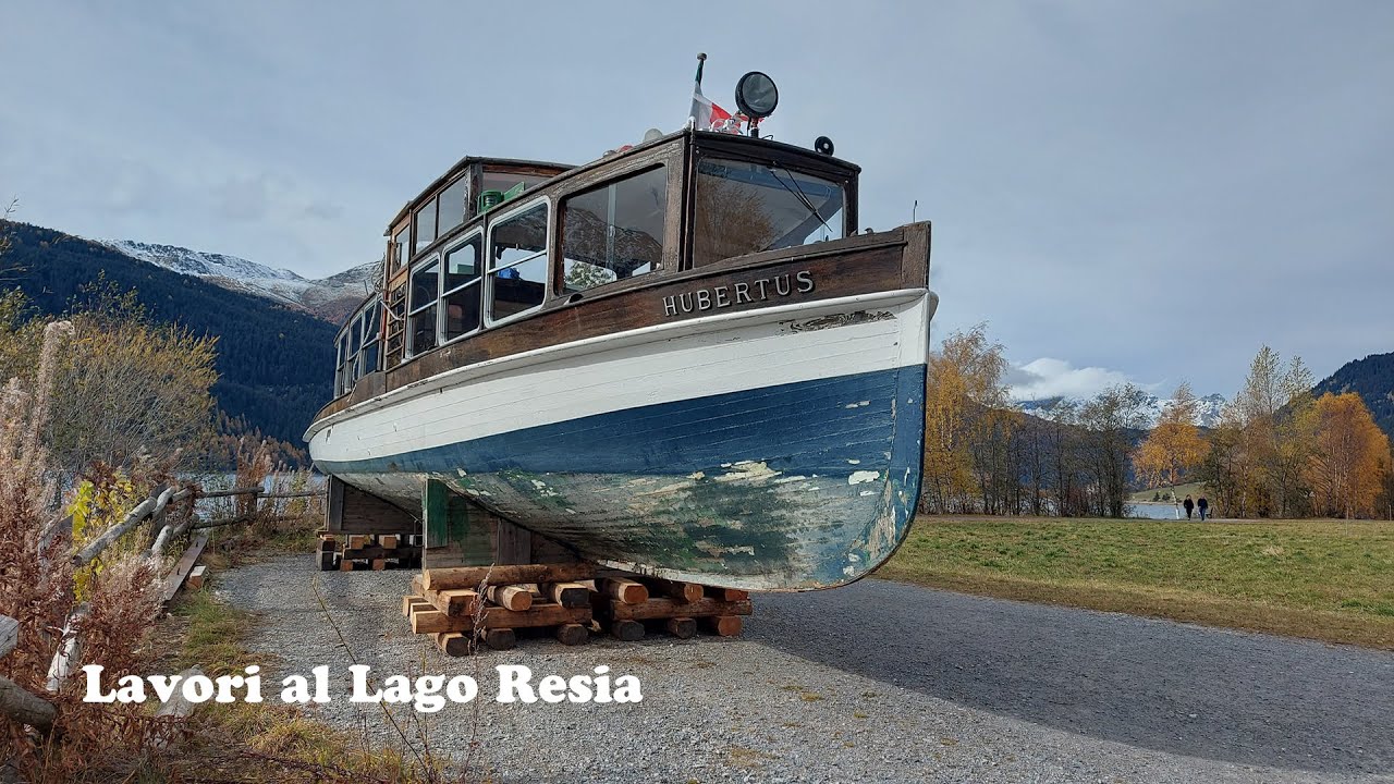 Il Lago di Resia e i lavori in corso (DJI Mavic 3 Cine)