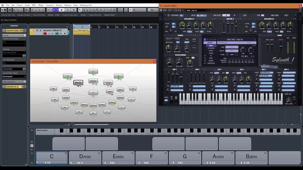 Немного простого о Chord Pads и Chord Assistant в Cubase 8