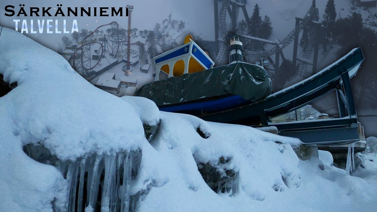 Särkänniemi talvella.