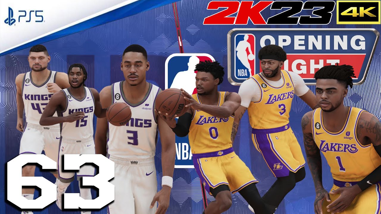 Bronny James NBA 2K23 My Career #63 | 2026-27 OPENING NIGHT