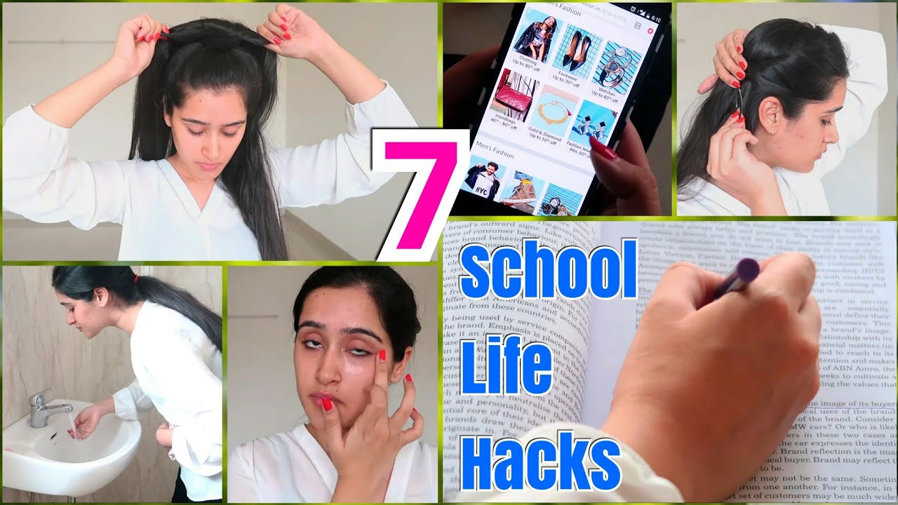 Top 7 School Life Hacks for Teenage Girls + Acne Removal Remedy! | That Glam Girl