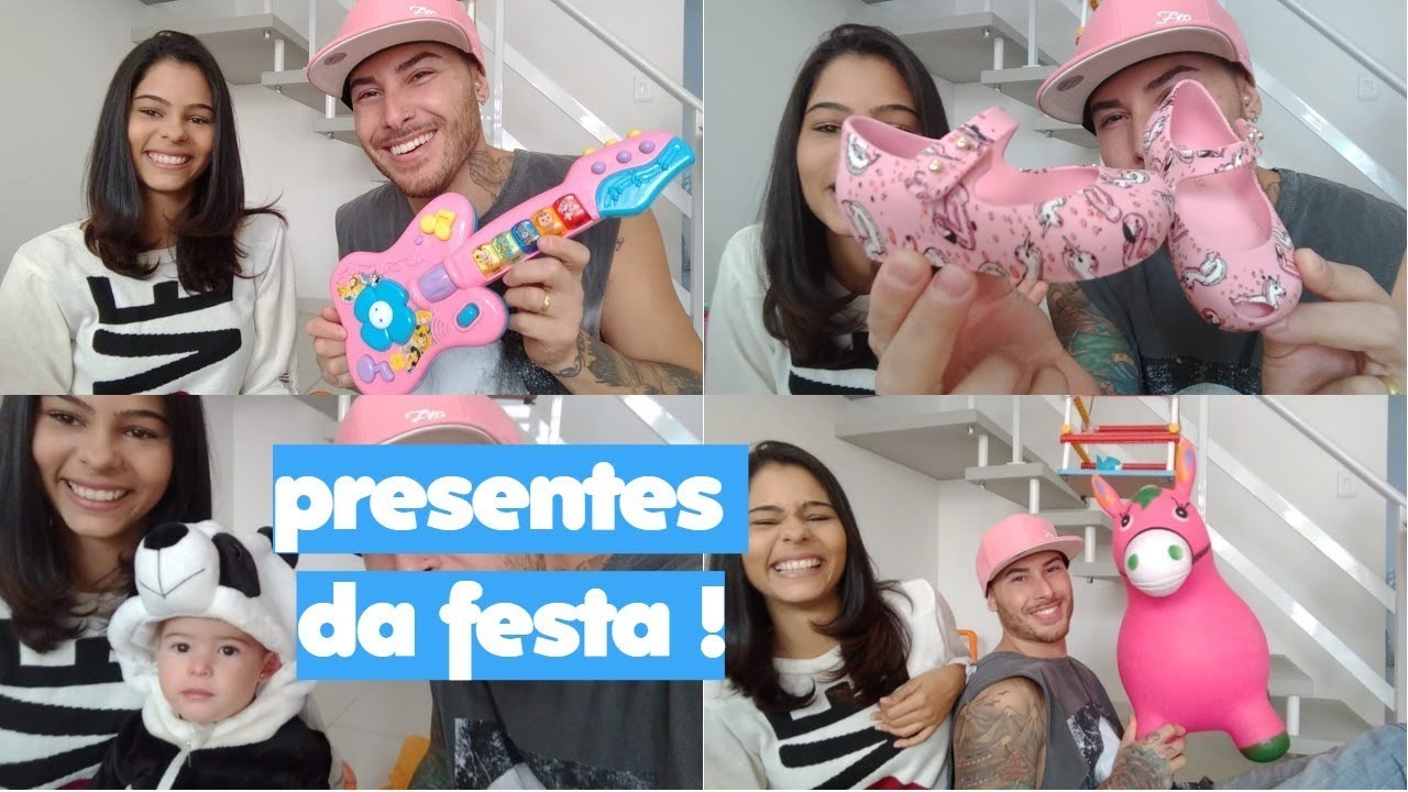 PRESENTES DA FESTA DE UM ANO DA LAURINHA