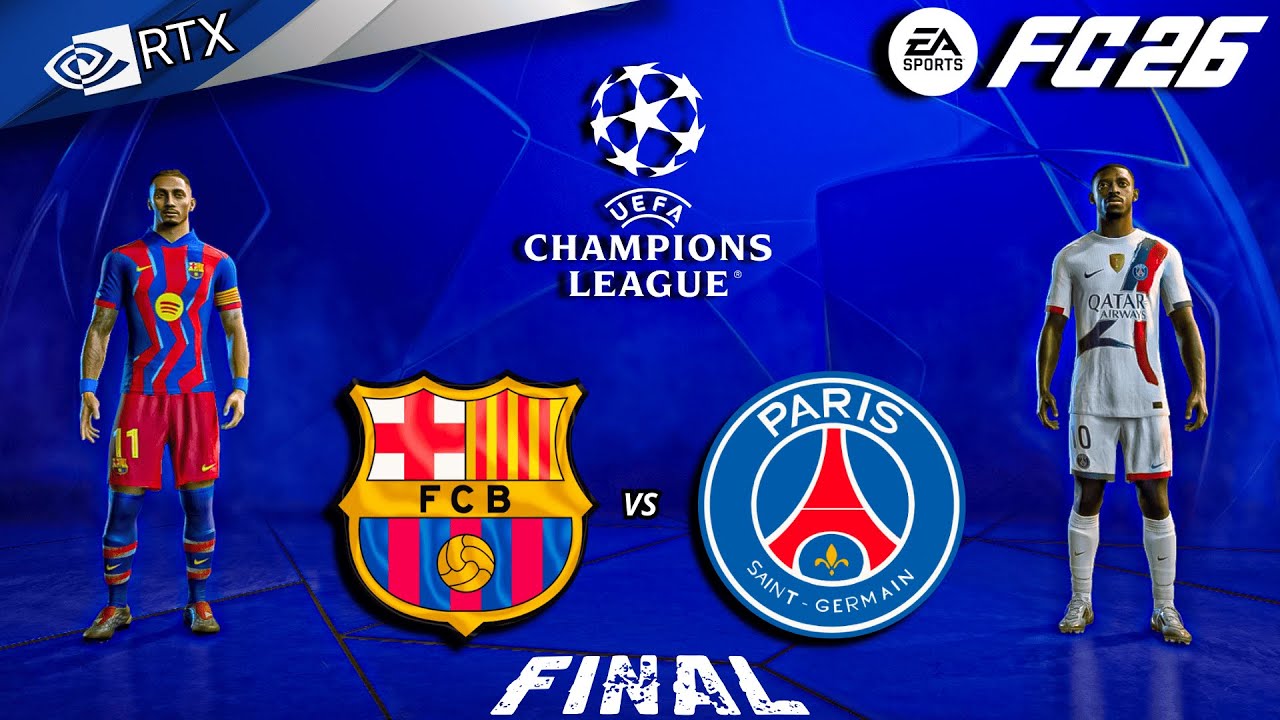 FC 26 - Barcelona vs Paris Saint-Germain | UEFA Champions League Final Full Match | PC™ [4K60]