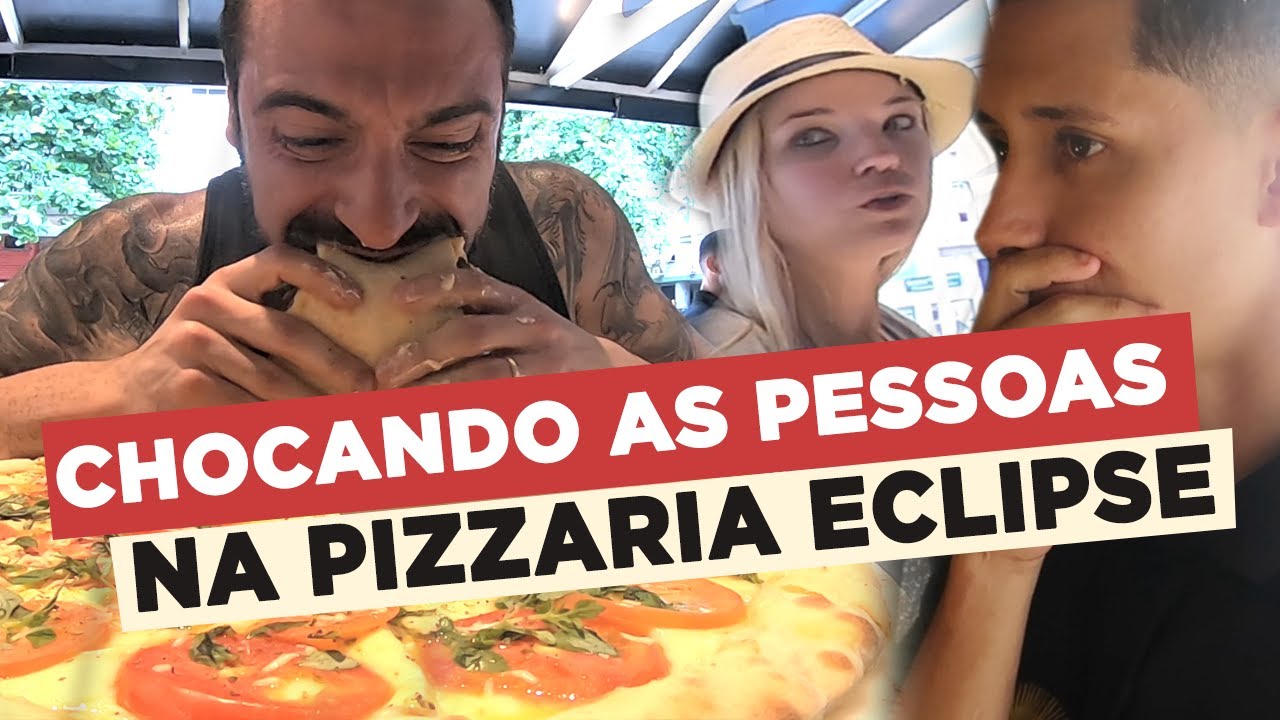 CHOCANDO AS PESSOAS NA PIZZARIA ECLIPSE!!! 🍕 😱