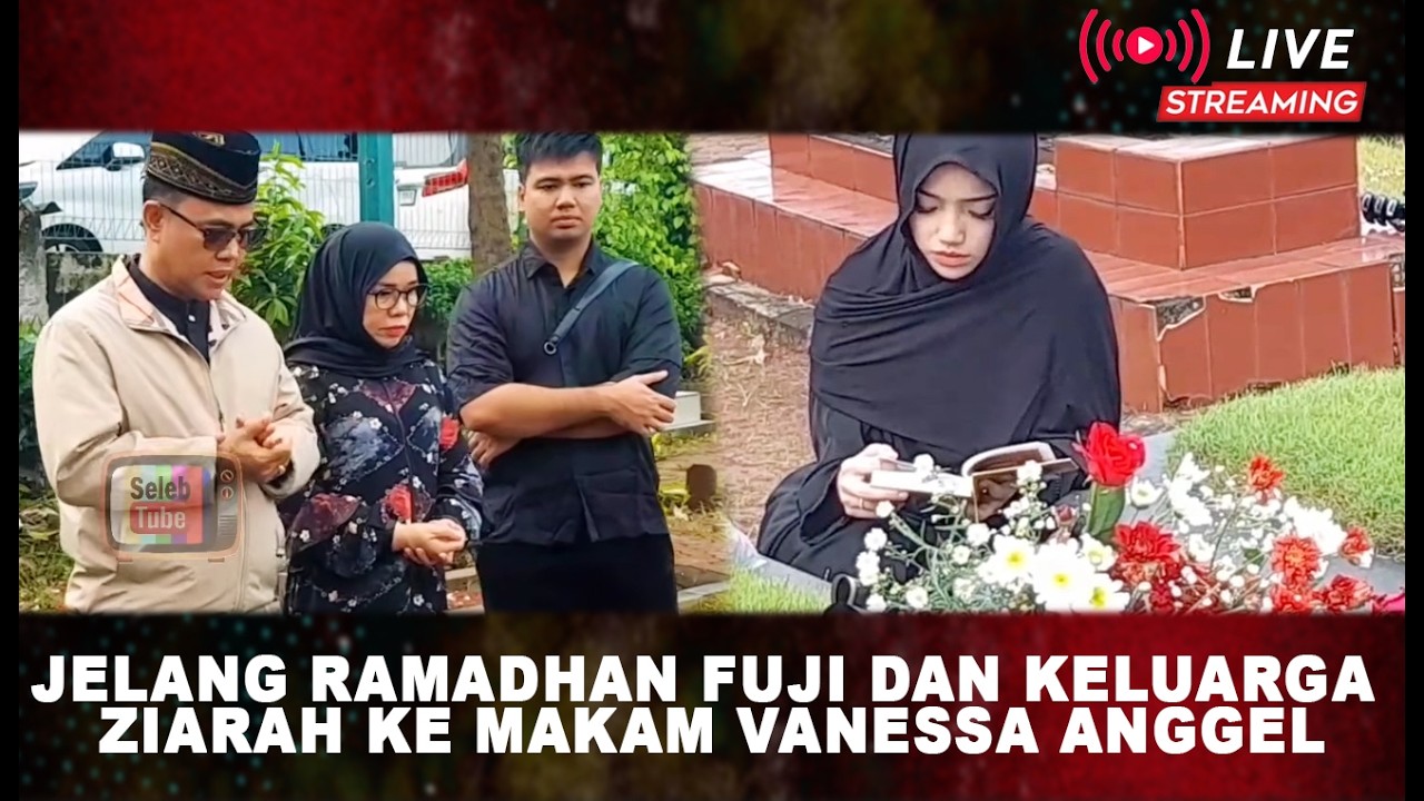 Jelang Ramadhan, Fuji dan Keluarga Ziarah Ke Makam Vanessa Angel
