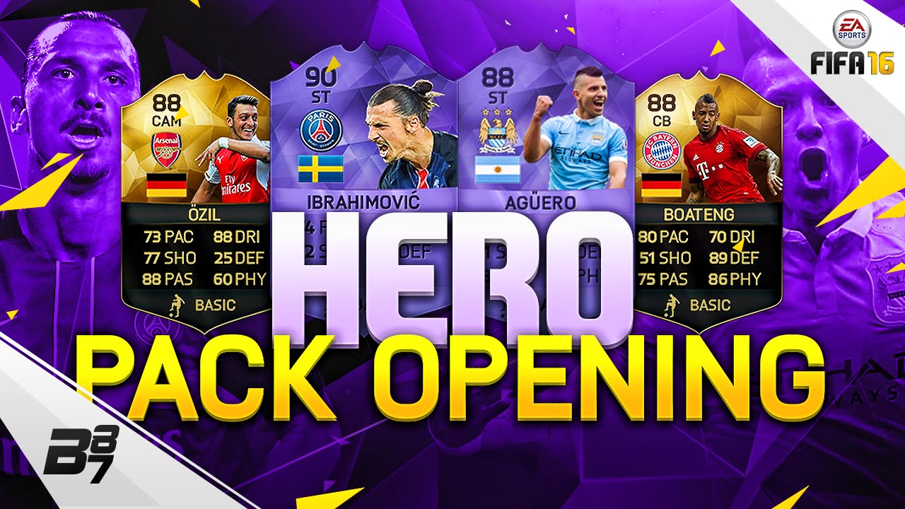 FIFA 16 | HERO IBRAHIMOVIC AND HERO AGUERO PACK OPENING HUNT!