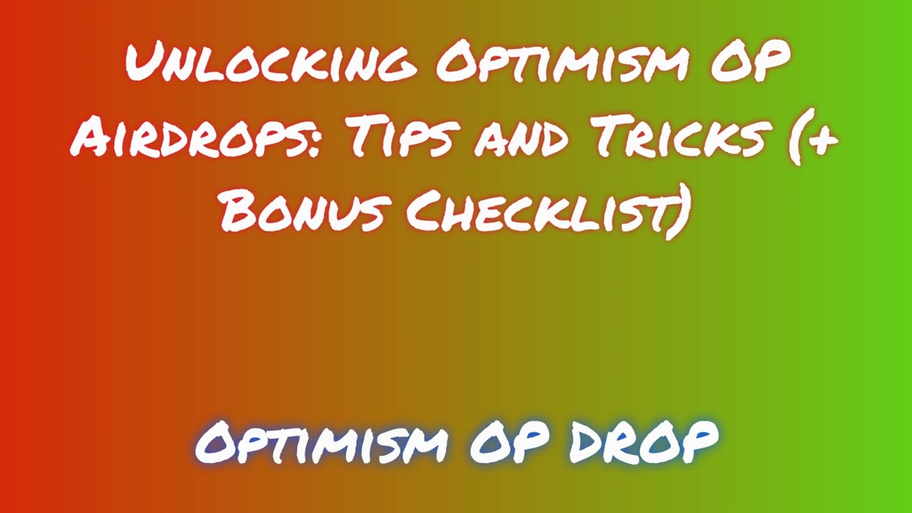 Grab Optimism OP Airdrop for Free |  Discover Optimism OP Airdrop Exchange Options
