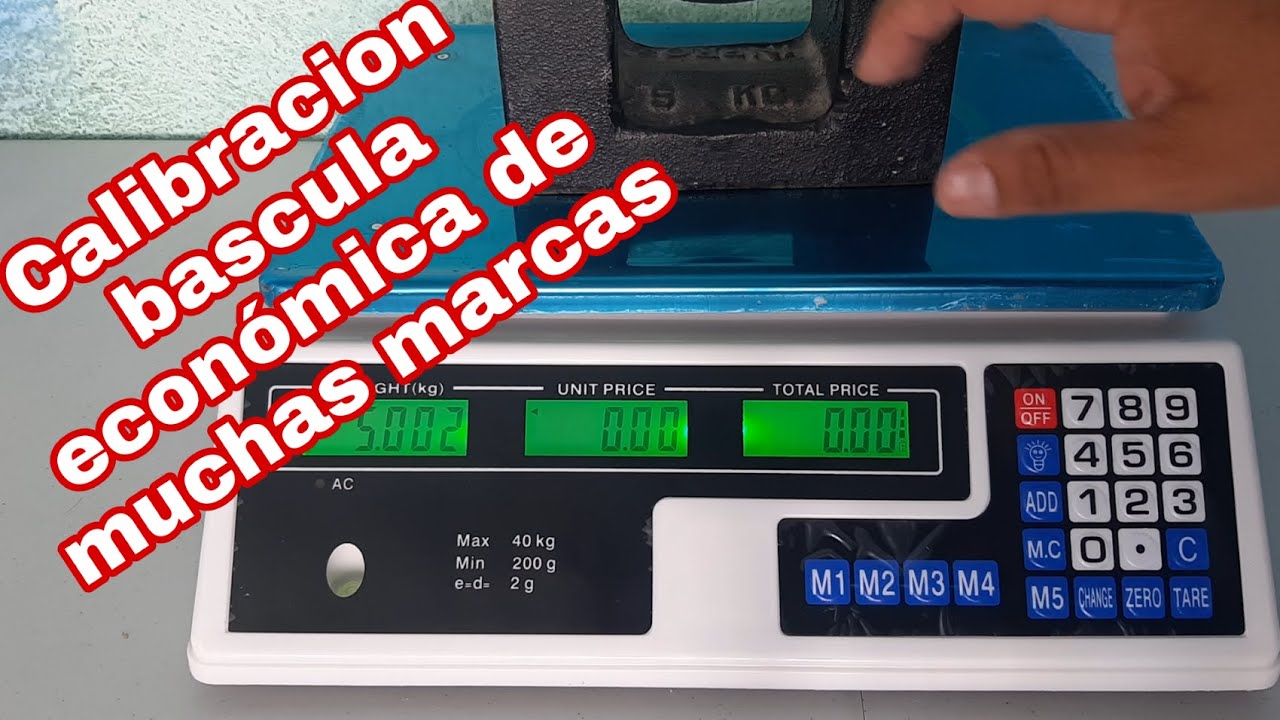Calibración/Ajuste Bascula Económica Marca Picool, Sopor, nevashel, entre otros.