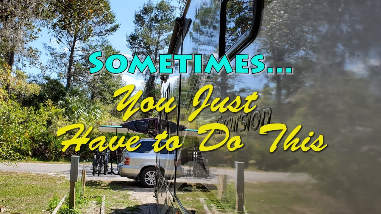 Государственный парк Литл-Манати-Ривер, штат Флорида, Вимаума, Флорида. Обзор кемпинга Рафф-Роуд.