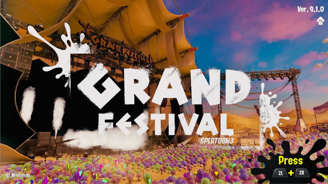Splatoon 3 Grand Festival Day Concert (Giant Clam Stage) - [Close Up Version]