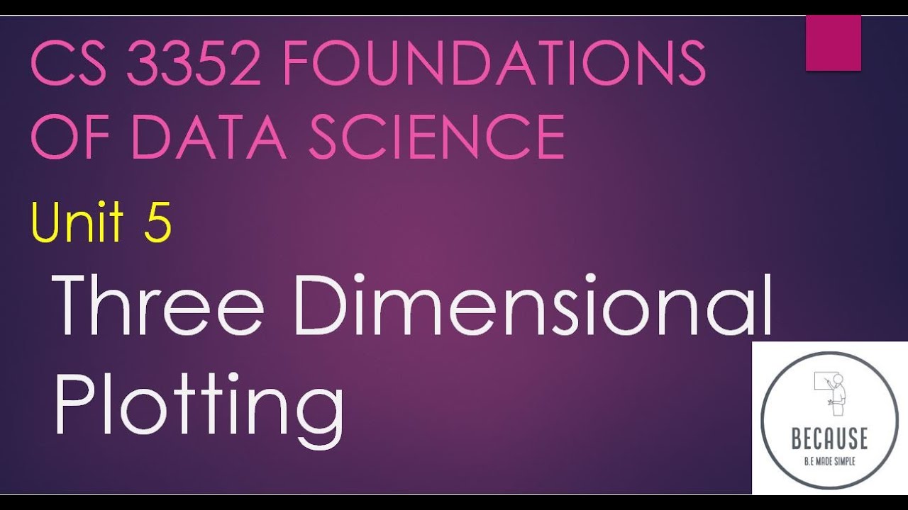 5.5 Matplotlib Three Dimensional Plotting in Tamil