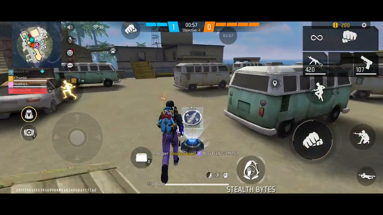Free fire clash squad match with my brother 🔥🔥