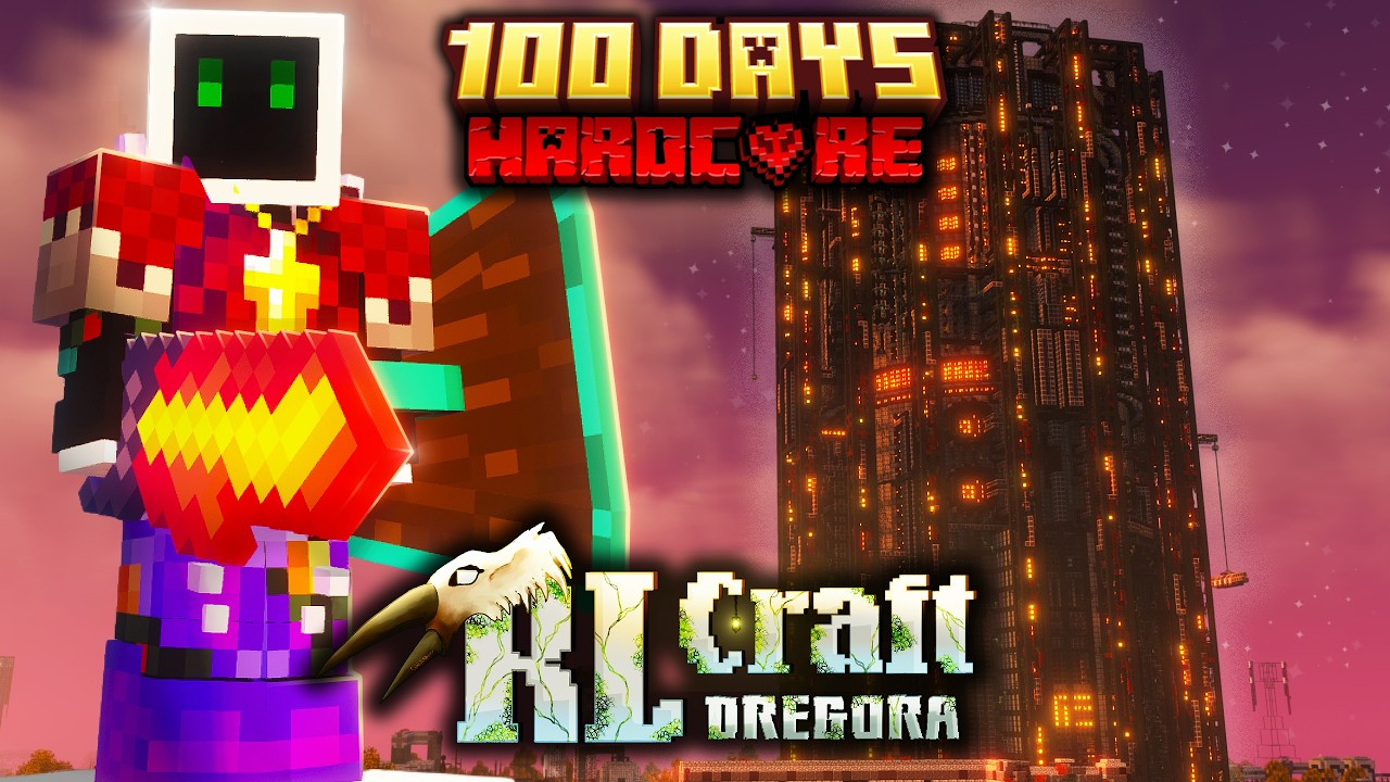 Я выжил 100 дней в RLCRAFT DREGORA в Minecraft Хардкор!