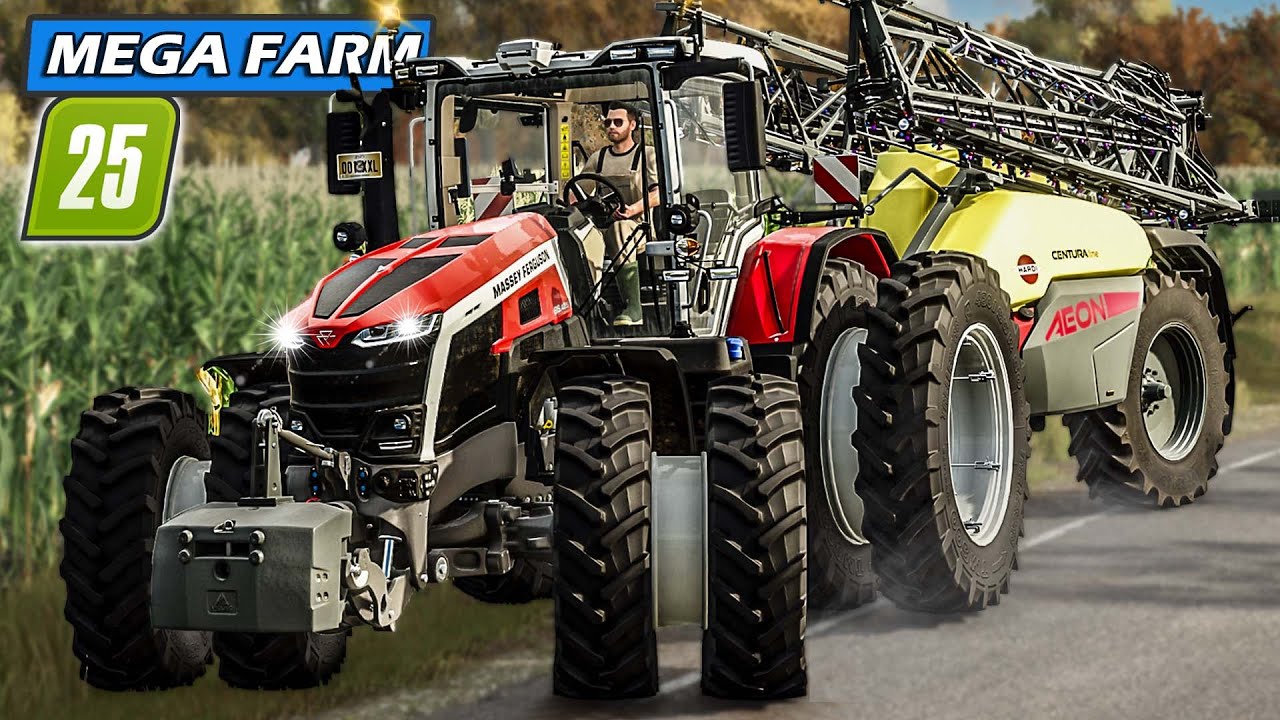 LS25 US: Erster SILAGE verkauf & voller EINSATZ im MAISFELD | Mega Farm #6 | Farming Simulator 25