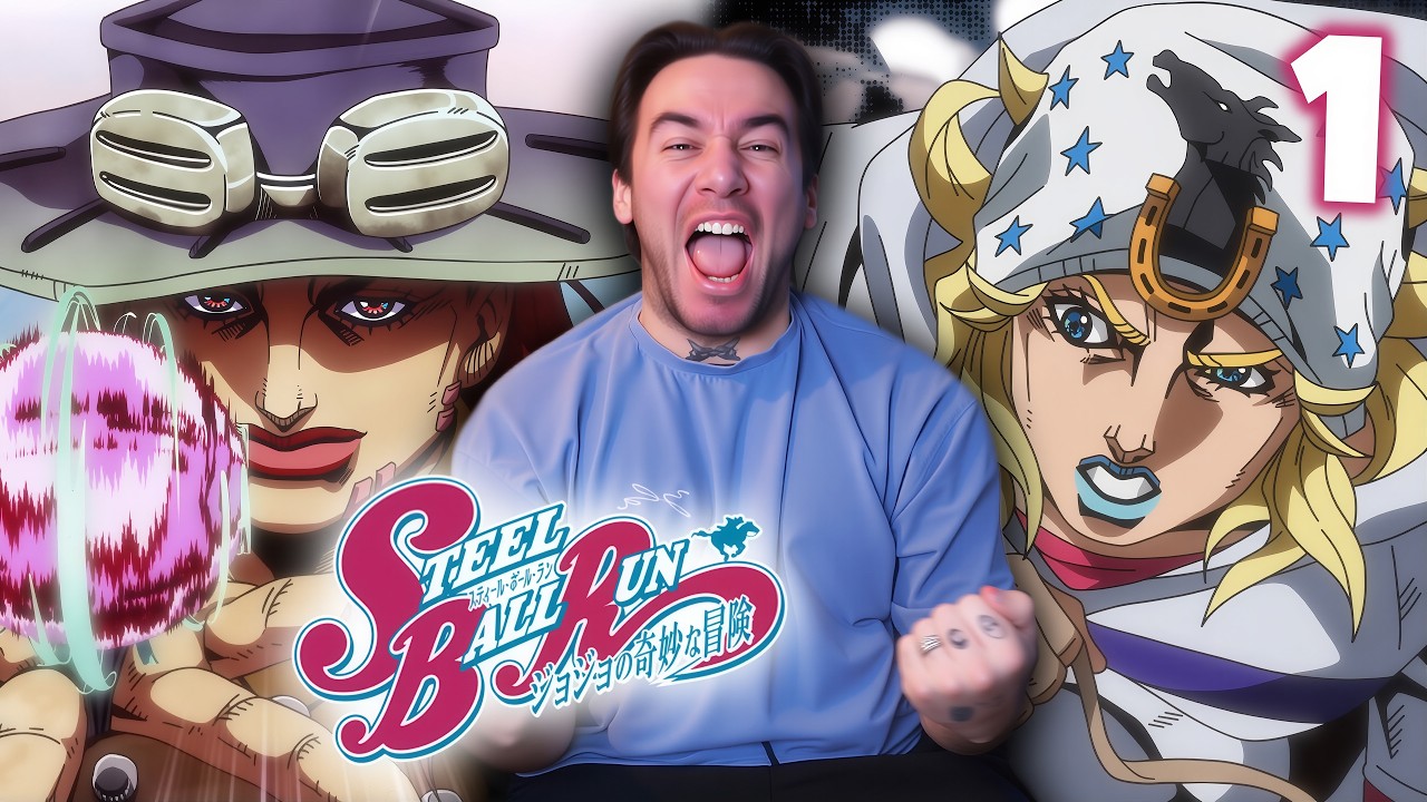 Эпизод года🔥 JJBA Steel Ball Run - Эпизод 1 (РЕАКЦИЯ)
