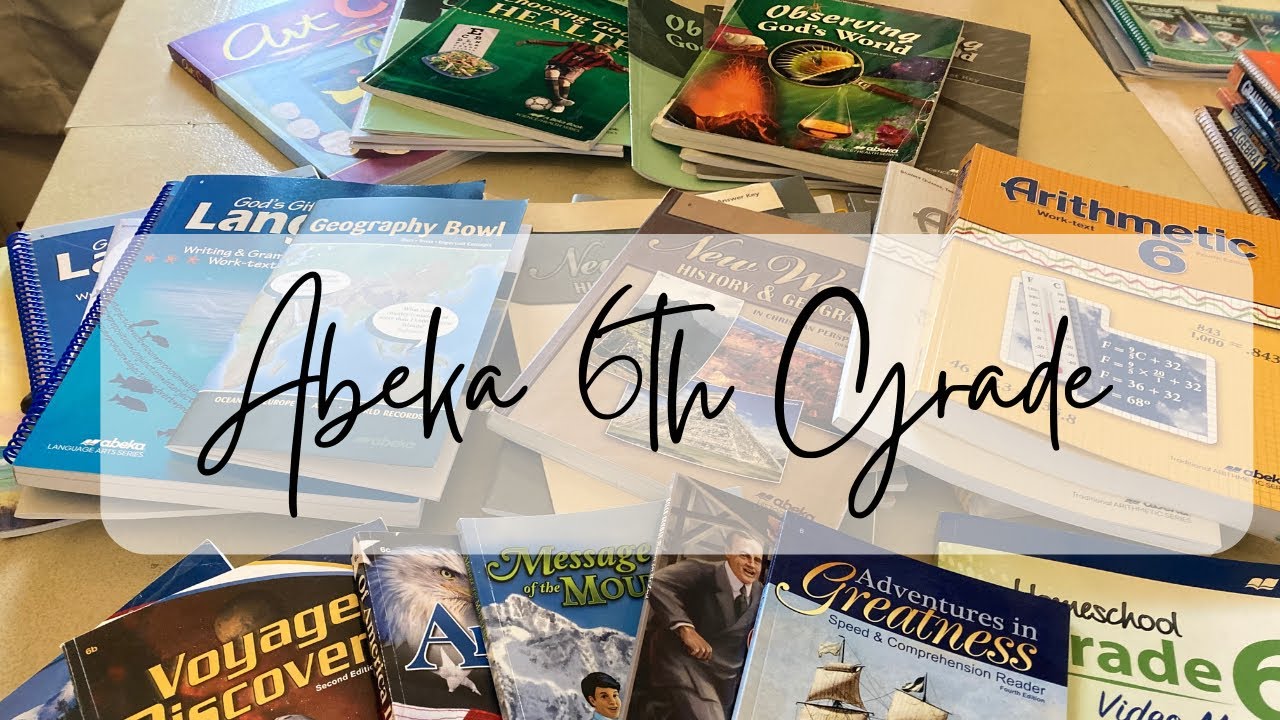 ABEKA 6th Grade Homeschool Curriculum!!| 2023-2024
