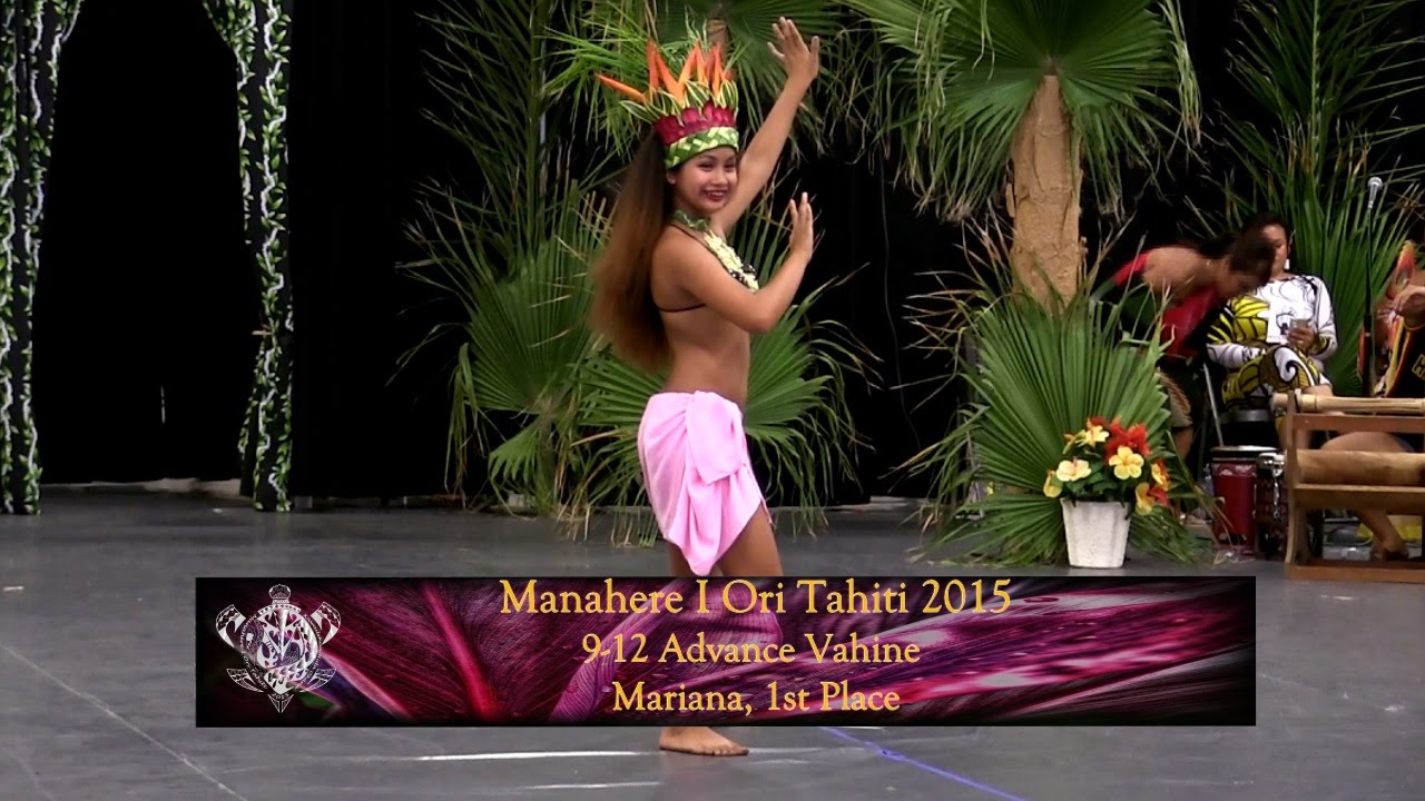 2015 Manahere I Ori Tahiti, Mariana, 1st Place, 9-12 Advance Vahine