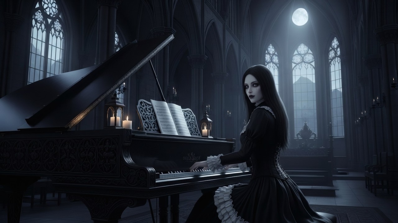 Piano in Shadows | Dark Academia Music & Ambience