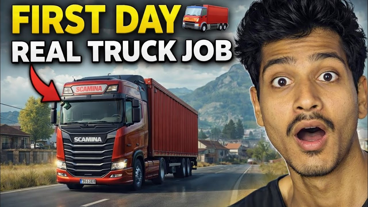 🔥 I BECOME A HEAVY TRUCK DRIVER 🚛 | Realistic Truck Simulator Gameplay | Best Graphic