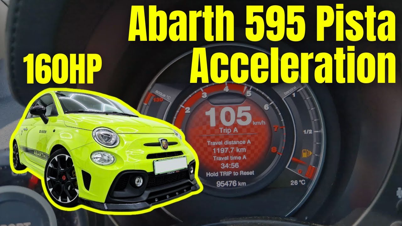 Abarth 595 Pista 160HP  | Stock Quick Acceleration
