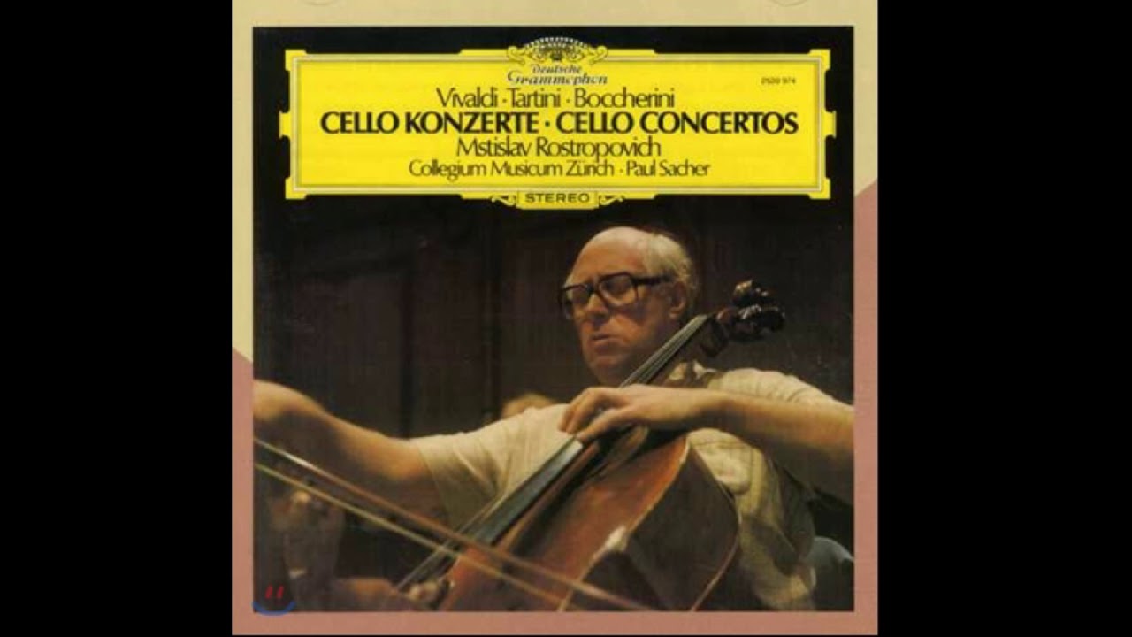 Mstislav Rostropovich - Vivaldi : Cello Concerto In G R.413